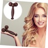 BIUDECO Slimming Wooden Face Massager Double Balls Face Lifting Tool