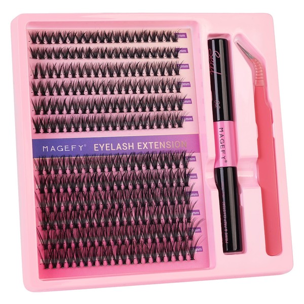 MAGEFY Pestañas Postizas Naturales DIY Mixtas C Curl Suave y