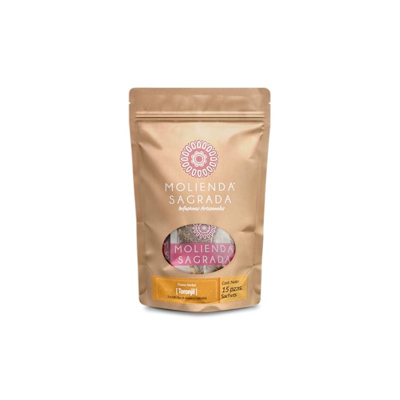 Molienda Sagrada Tisana Toronjil/Infusión Herbal / 15 sachets biodegradables