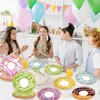 60Pcs Donut Party Paper Plates for Two Sweet Party Decoration