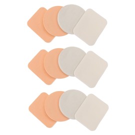WOONEKY 20Pcs Dual Color Makeup Sponge Powder Puff Set for Face Reusable Facial Applicators for Foundation Blush and Wet/Dry Use for Skin Types Random Style