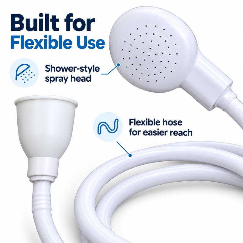 Multifunctional Faucet Shower Sprayer for Sink & Bathroom Use –