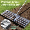 PMKBVI 30" x 10" Lawn Leveling Rake, Heavy Duty 304