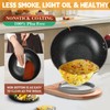 Nonstick Wok with Lid, 13 Inch Woks & Stir-fry Pan