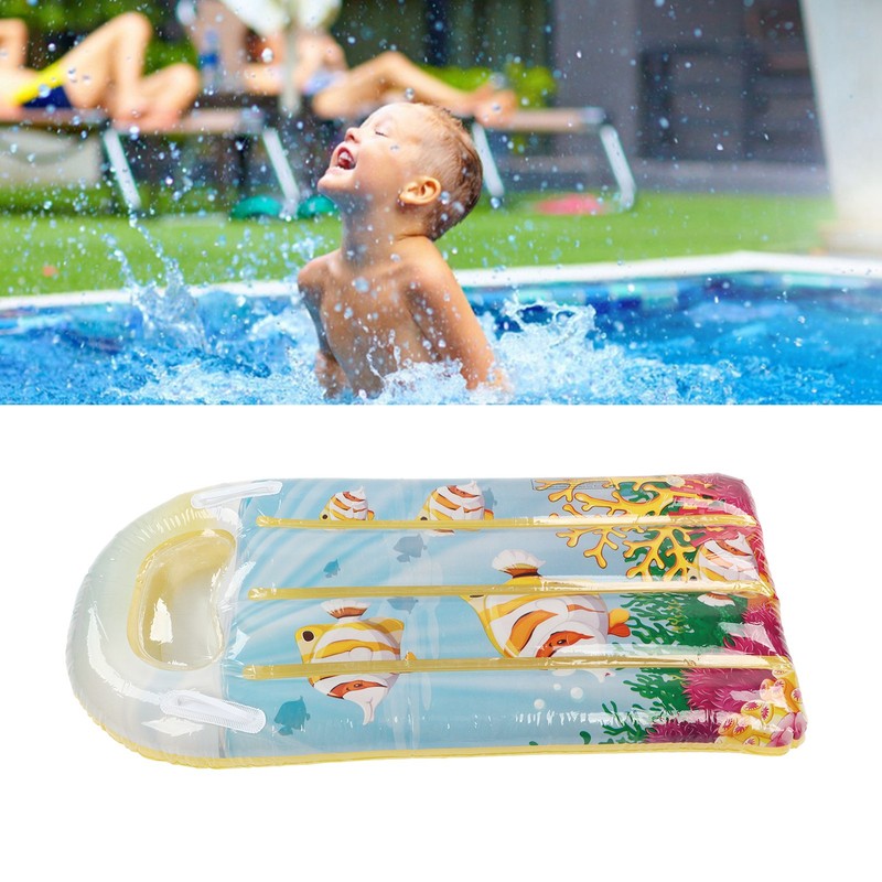 Inflatable Pool Float Kids Lounger Thickened PVC Swimming Floating Mat