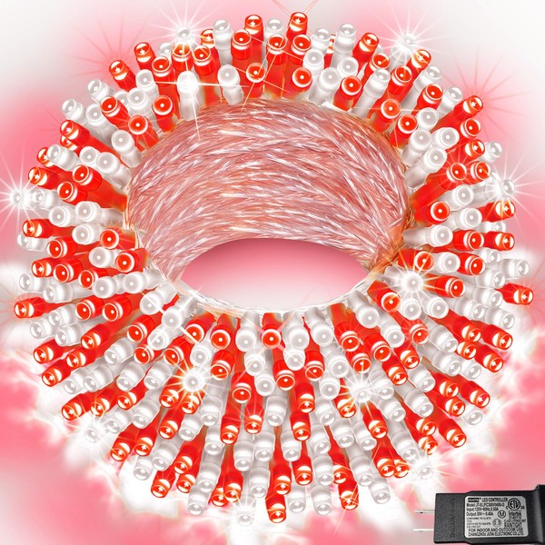 Pooqla Christmas String Lights, 66 ft 200 LED Christmas Lights