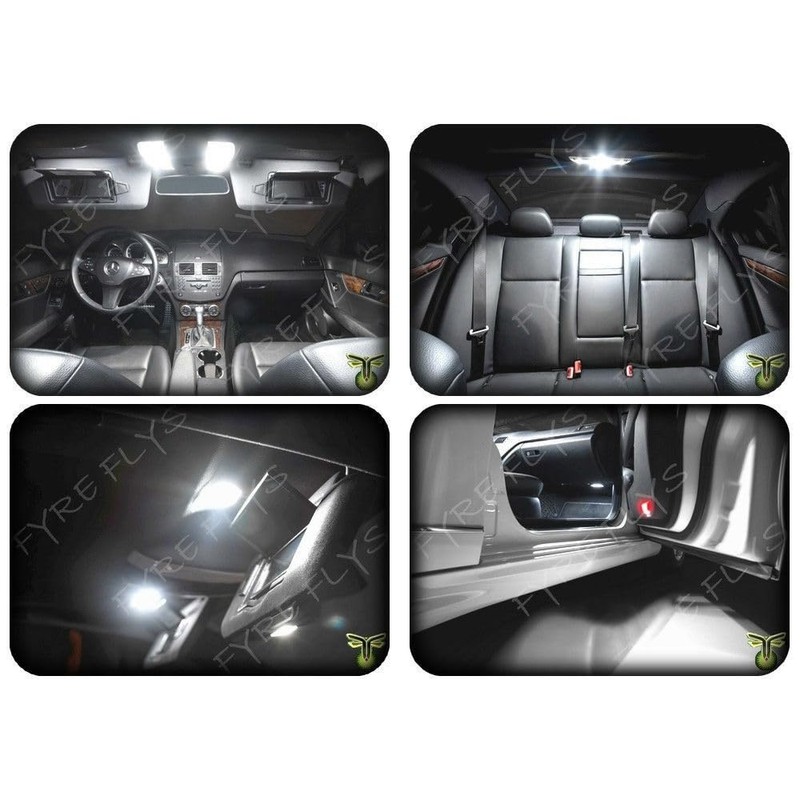Fyre Flys White LED Interior Lights for 2011 2012 2013