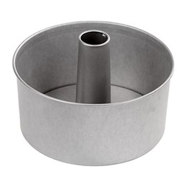Tiger Crown 1270 Silver Cake Mold, 9.1 x 4.7 inches (230 x 120 mm), Chiffon Cake Mold, 9.1 inches (23 cm), Steel, Aluminum Plated, Removable Bottom