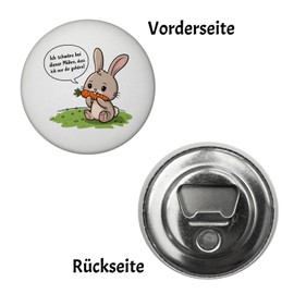 I belong to you magnet with bottle opener with cute bunny funny fridge magnet, valentines gift