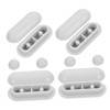 Operitacx 1 Set Toilet Seat Bumpers Light Grey Corner Spacers