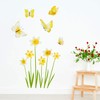 Flower Wheelie Bin Stickers Decorative Wheelie Bin Covers Dustbin Flower
