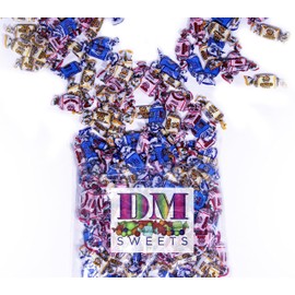 Albert's Fruit Chews - 2 lbs of Strawberry Banana Blue Raspberry Individually Twist Wrapped Taffy Candy