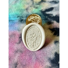 Air of Secrecy The Lovely Bones Oval Wax Seal Stamp