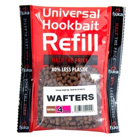 Fjuka Wafters 4mm | Natural | Hookbait Refill | Semi-Buoyant Bait | Float & Feeder