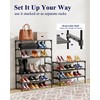 Kitsure Shoe Rack - Non-Woven Shoe Rack Shelf, Shoe Organizer