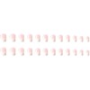 YoYoee Press on Nails Short-Square Fake Nails Gradient False Nails