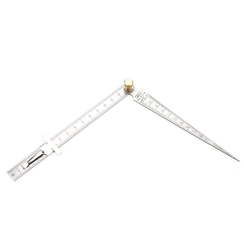 Stainless Steel Welding Taper Feeler Ruler 1 to 15mm, Clearly