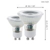 Eglo 11526 GU10-LED Two Pack Lightbulbs,White