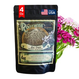 Rootwise Bio-Phos (4 oz) | Natural Phosphorus Fertilizer and Soil Activator for Plants | Organic Microbial Blend and Root Stimulator for Plants That Boosts Nutrient Uptake and Soil Health