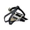 FPD NWL-363 Road Bike Pedals with Integrated Toe Clips Cages