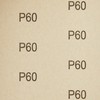 TIMCO 60 Grit Sandpaper Roll - Red - 115mm x