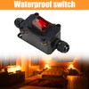 Pack of 2 Waterproof Inline Switch 12 V 30 A,