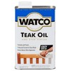Watco Teak Oil Wood Finish, Quart, Clear