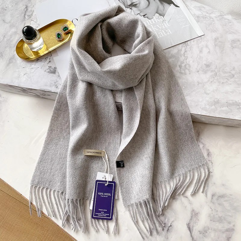 Toolzia Cashmere-Feel Pashmina Winter Scarf for Women