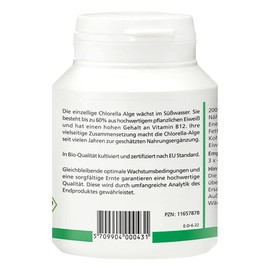 Organic Chlorella A Tablets 500 Tablets