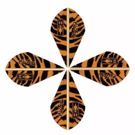 Bohning - Blazer Tiger Vanes - Tiger Orange - 50 Pk