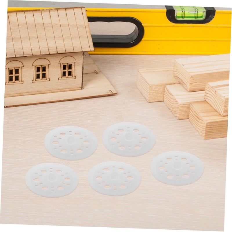 Gatuida 200pcs Plastic Stringer Washers Foam Board Plastic Gaskets for