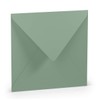 PAPERADO 10 square envelopes Eucalyptus ribbed 100 g/m² envelope without