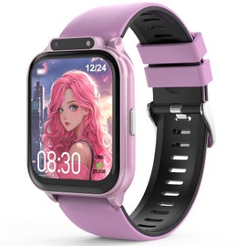 Smart Watch for Kids 1.85" with Fitness Tracker, Sleep Monitor, 22/100+ Sport Modes, DIY Dial, IP68 Waterproof, Step Counter, Heart Rate, Camera, with/Without APP, Gift for 3-12 Years Old Boys Girls