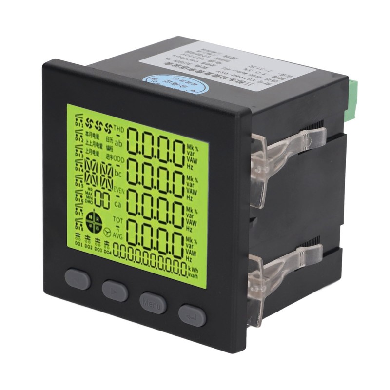 3 Phase Power Meter Multifunctional Volt Power Energy Meter Electrical