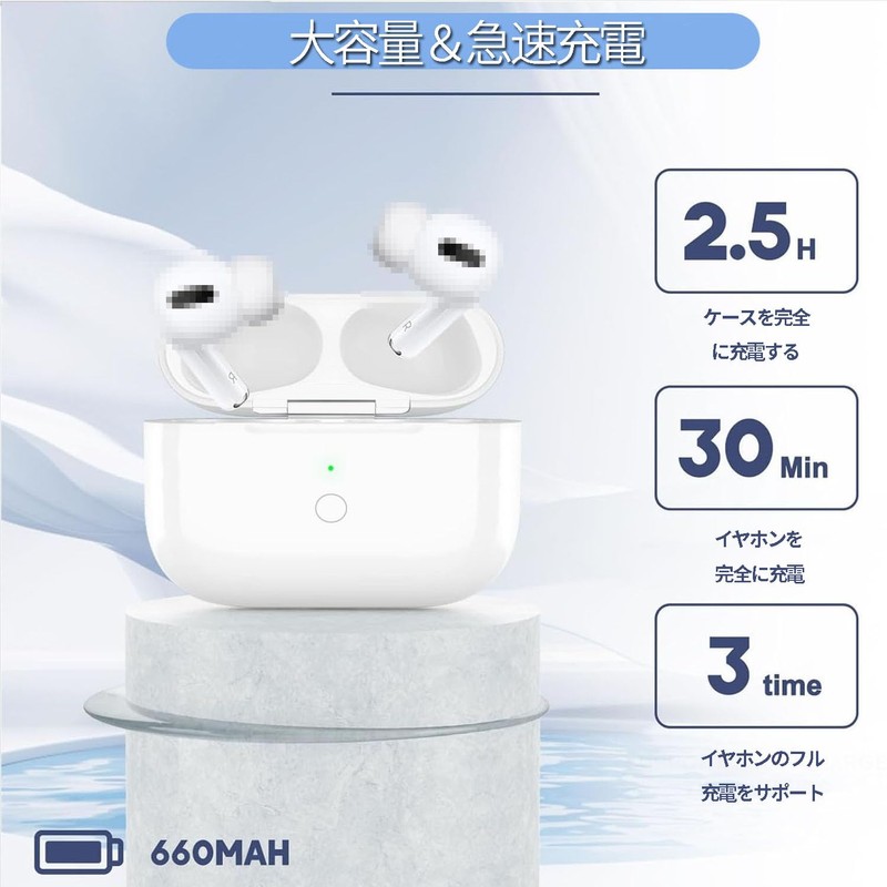 USB-C Charging Case, Airpods Pro Charger with Pairing Function, Compatible