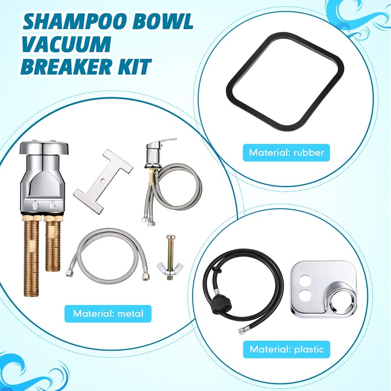 Shampoo Bowl Vacuum Breaker Kit Shampoo Bowl Faucet Salon Sink