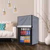 COITEK Outdoor Refrigerator Protection, Waterproof Upright Mini Freezer Cover, Beverage
