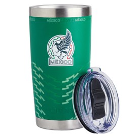 NORDAY | Vasos de Acero Inoxidable - Selección Mexicana 2022 Vaso Térmico 20oz | Color Verde Ola | Mantiene la Temperatura hasta 24 hs - Termos para C