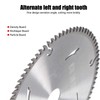 80T Circular Carbide Saw Blade Alternate Teeth Wood Cutting Blade