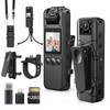 Z11 4K Body Camera with Audio and Video Recording, 128GB