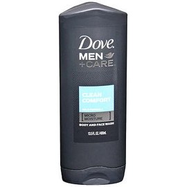 Dove Men+Care Body and Face Wash Clean Comfort - 13.5 oz, Pack of 3