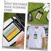 KOMBIUDA 12 Sheet Golf Scorecard Golf Scorecard Range Cards Club