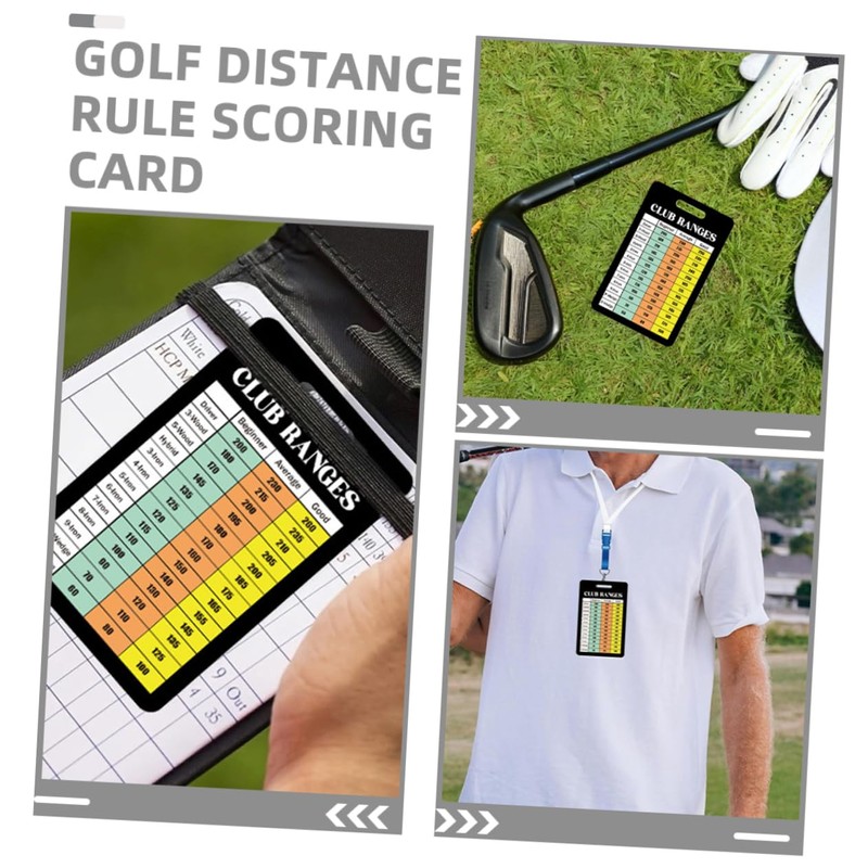 KOMBIUDA 12 Sheet Golf Scorecard Golf Scorecard Range Cards Club