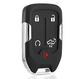 Smart Keyless Entry Remote Control Key Fob Replacement Fits for GMC Sierra 2019-2022 Chevy Silverado 2019-2022 Proximity Remote 433 Mhz HYQ1ES 13529632 13591396