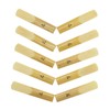 LADE 10Pcs Bamboo Reeds Strength 2.5 for Alto bB Sax