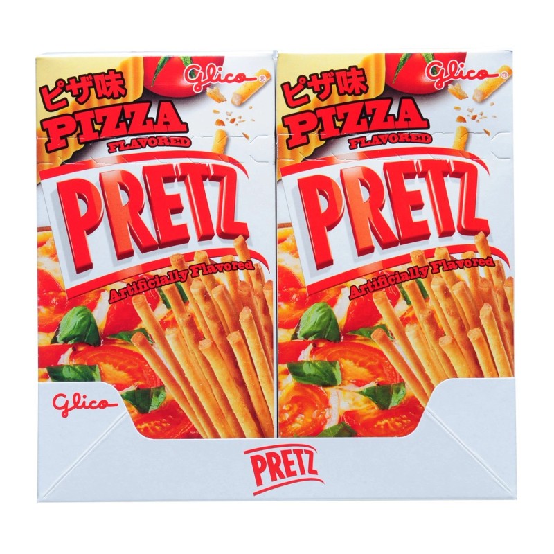 Pretz Glico Pretz Biscuit Stick, Pizza Flavored, 1.09 Ounce (Pack