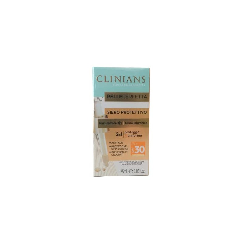 Clinians Perfekte Serum-Schutzhaut 2in1 schützt und einheitlich SPF 30 hoch,