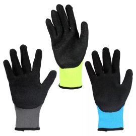 Tool Bench 3 Pairs Heavy Duty Latex Gloves