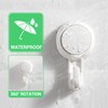 ilikable Bathroom Suction Hook 4 Packs, Detachable and Reusable Door