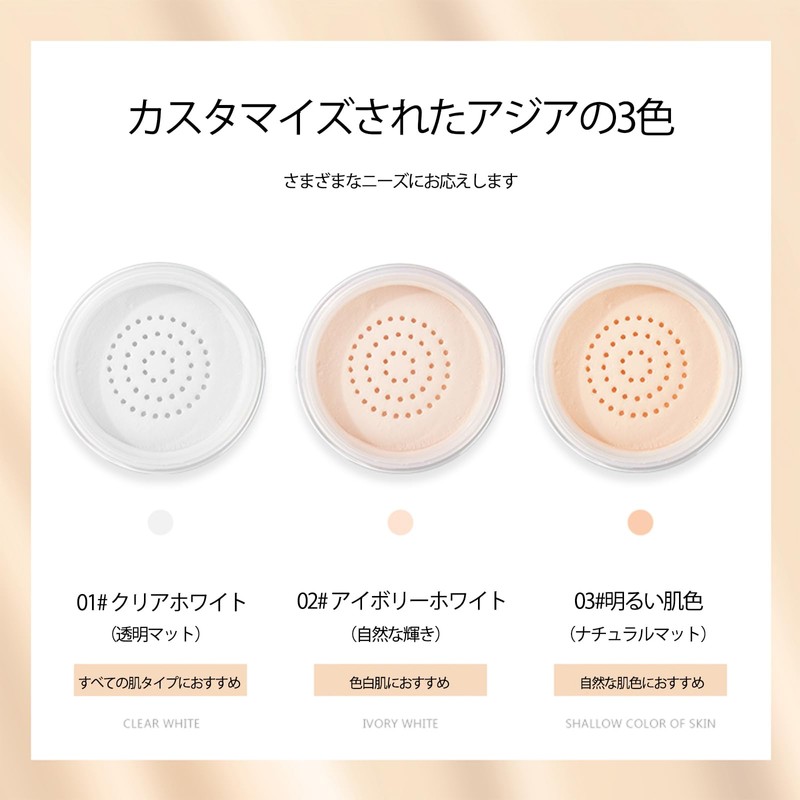 NovoUnow 定妝パウダー 毛穴カバー 自然光沢 フェイス マイクロファイン 化粧くずれ 皮脂テカリ 磨き上げ マット仕上げ